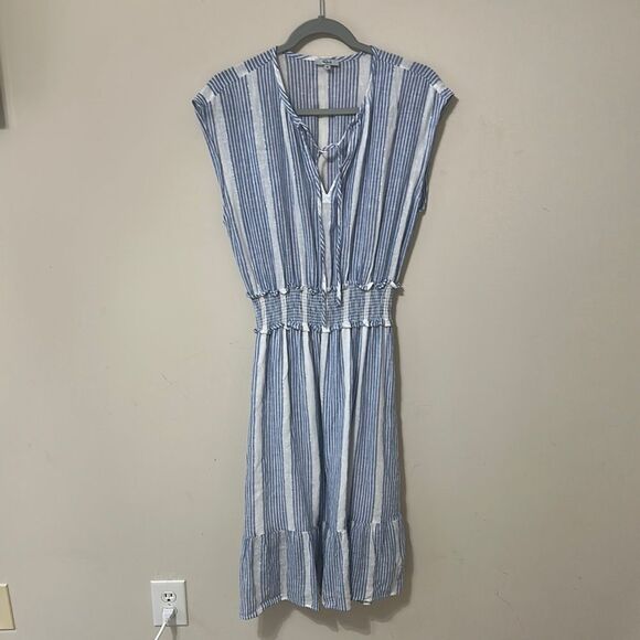 Rails Blue and White Ashlyn Levanzo Striped dress - Picture 1 of 8